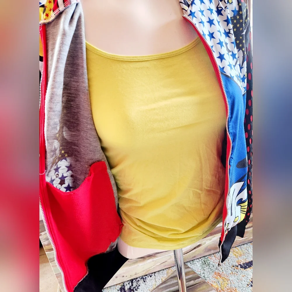 ADIDAS x RITA ORA 2014 HTF Rare Cosmic Cartoon POW Trefoil Track Jacket Med EUC - Picture 11 of 16